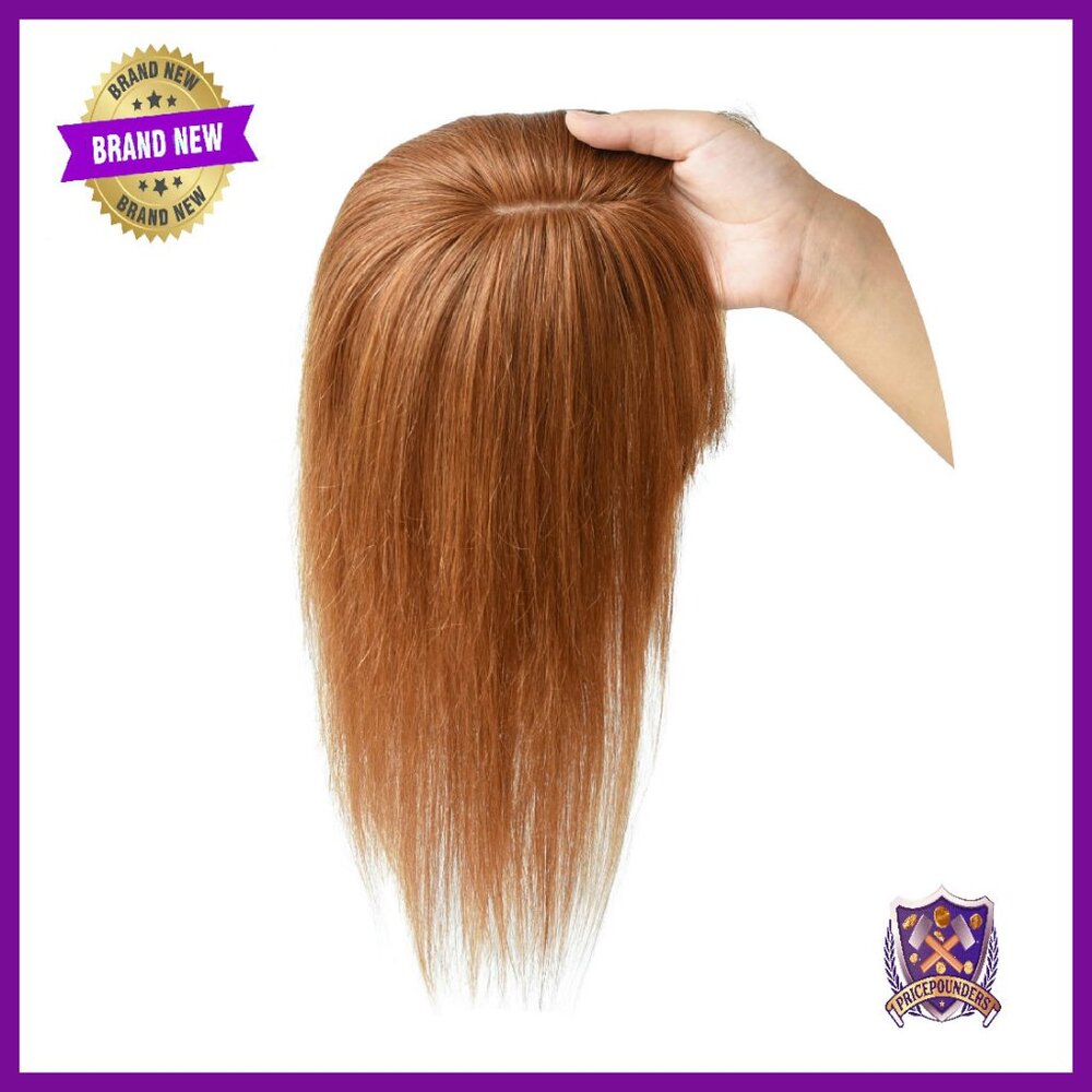 Silk Base Clip-In Hair Topper 12 Inch For Volume & Thinning Hair